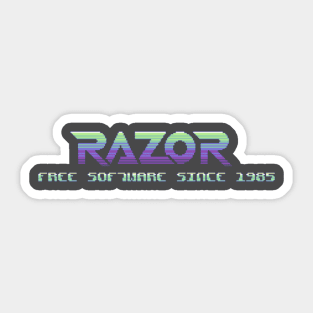 RAZOR1911 (High Definition, Color). Sticker